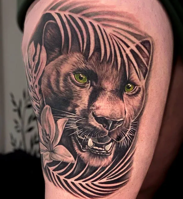 Black panther tattoo 24