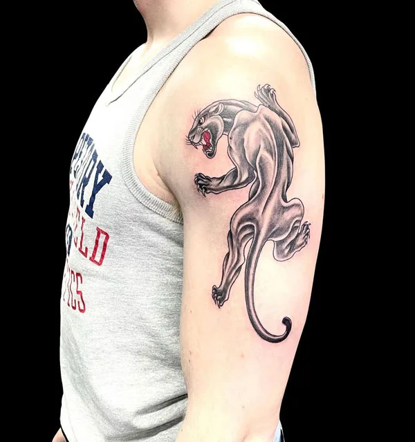 Black panther tattoo 29