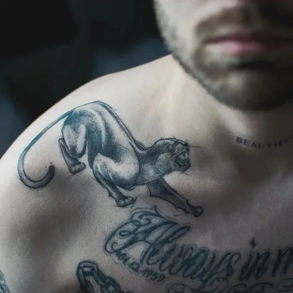 Black panther tattoo 33
