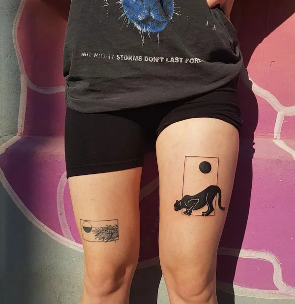 Black panther tattoo 44