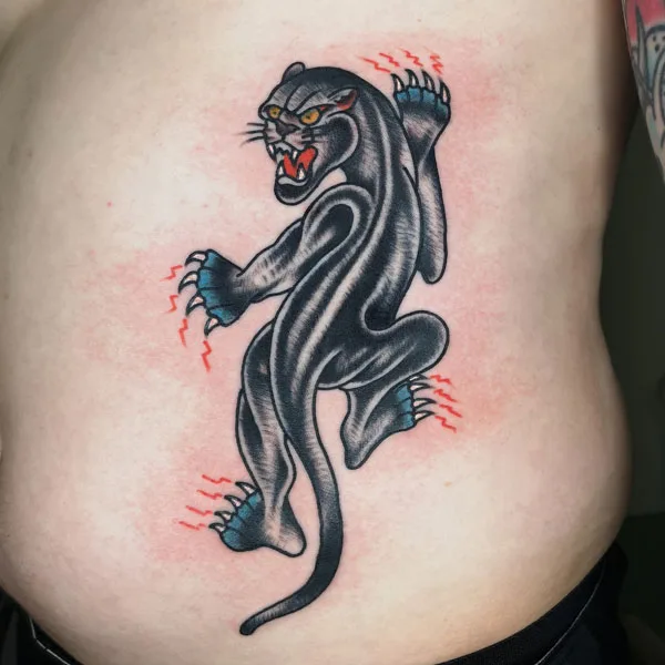 Black panther tattoo 46