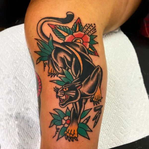 Black panther tattoo 52