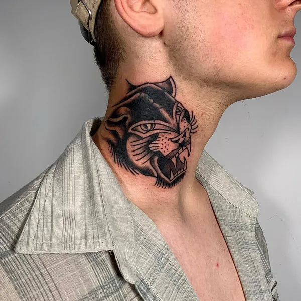 Black panther tattoo 54