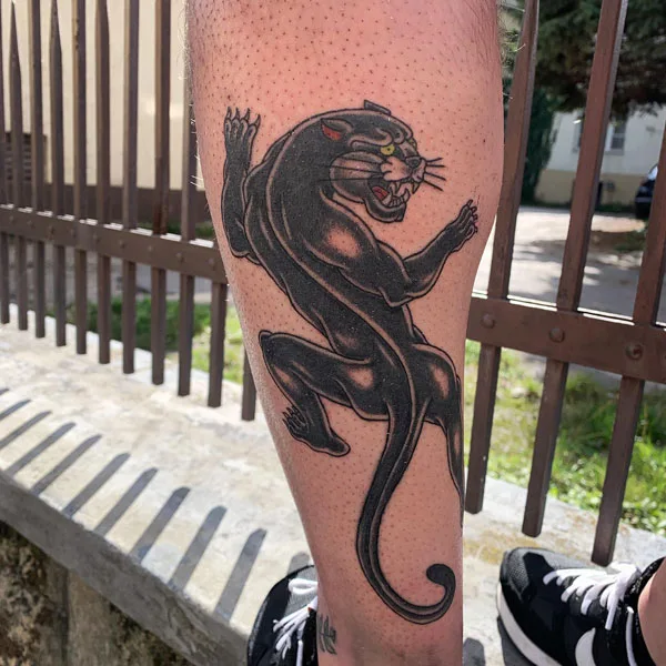 Black panther tattoo 57