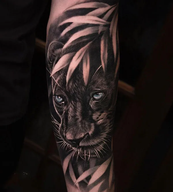 Black panther tattoo 64