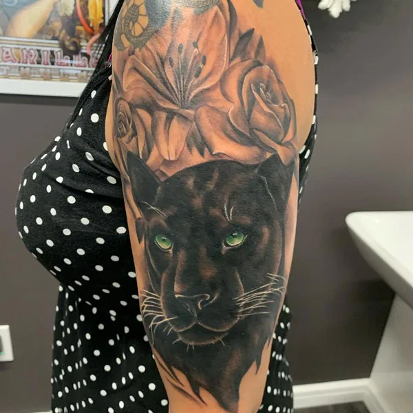 Black panther tattoo 67
