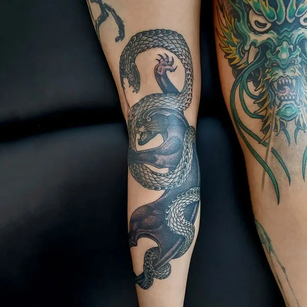 Black panther tattoo 76