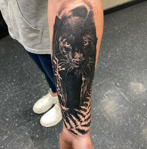 Black panther tattoo 81