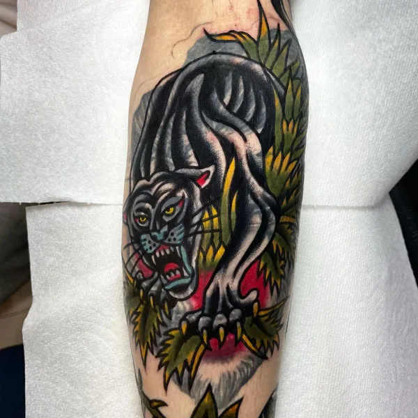 Black panther tattoo 86