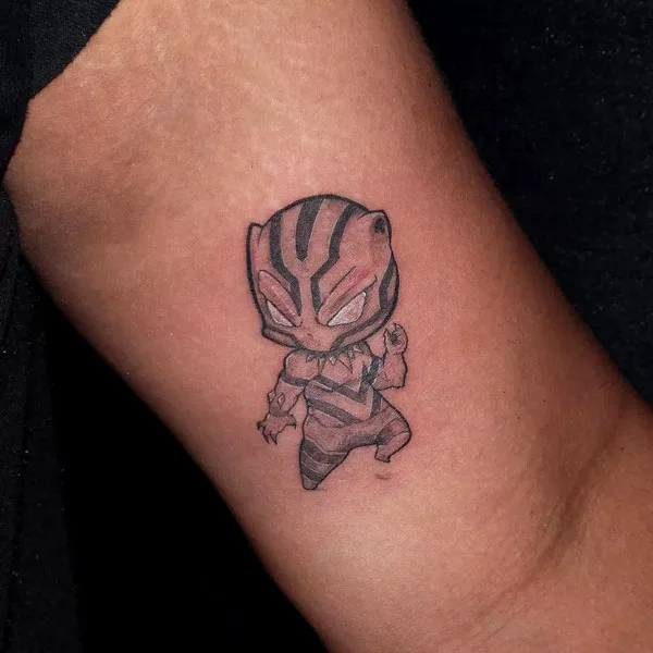 Black panther tattoo 9