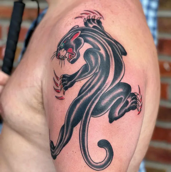 Black panther tattoo 92