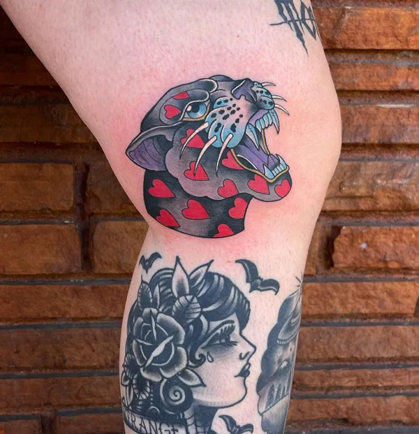 Black panther tattoo 93
