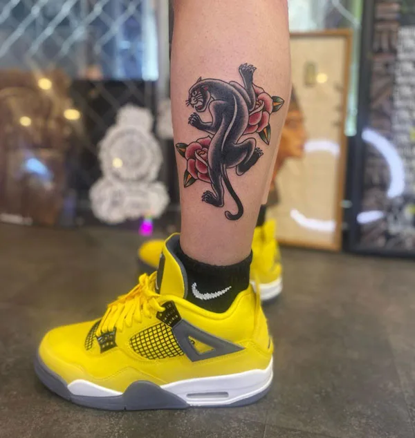 Black panther tattoo 96