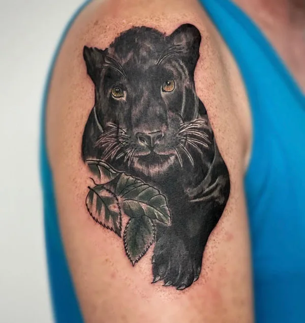 Black panther tattoo 97