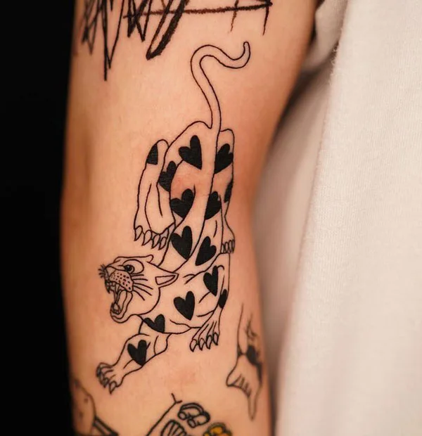 Black panther tattoo 99