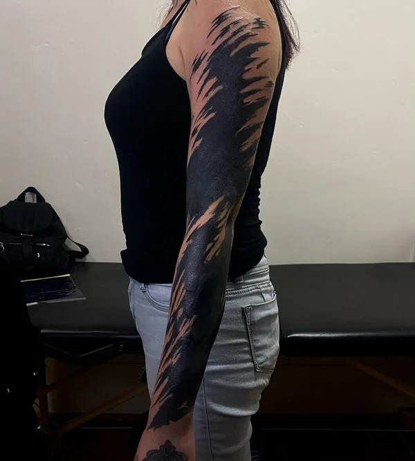 Blackwork Sleeve Tattoo 1