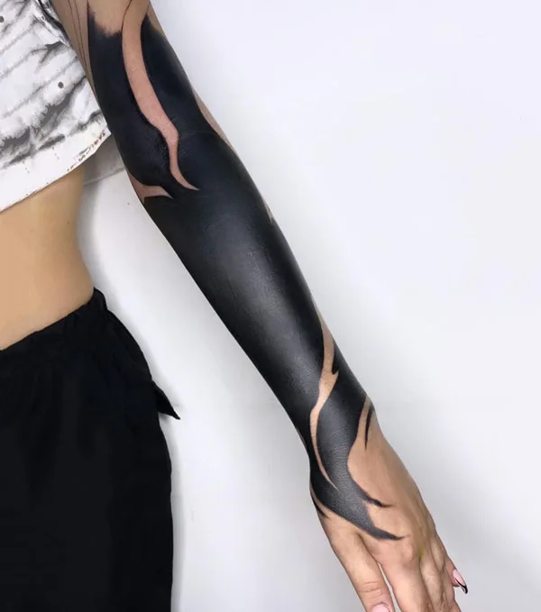 Blackwork Sleeve Tattoo 2
