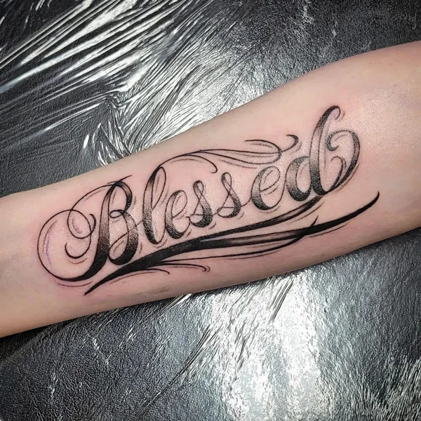 Blessed tattoo meaning
