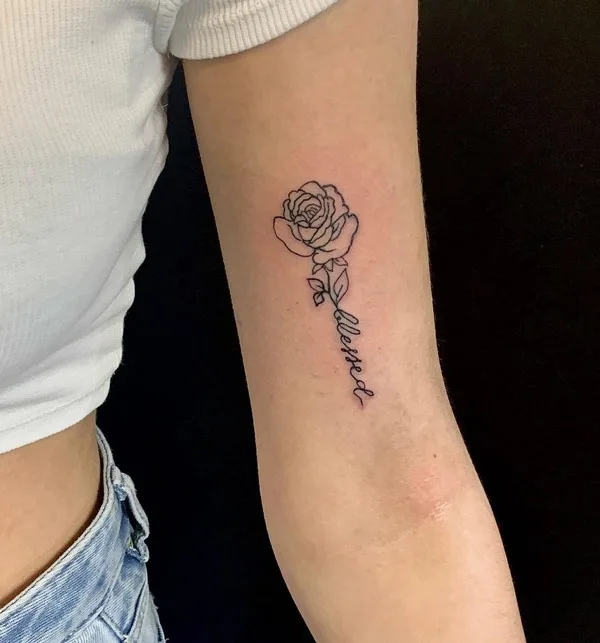 Blessed tattoos for females