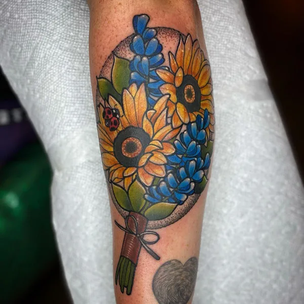 Bluebonnet tattoo 16