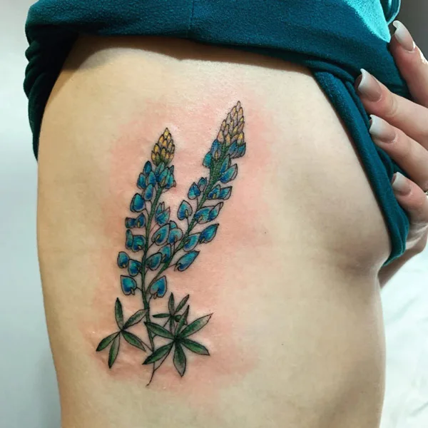 Bluebonnet tattoo 17