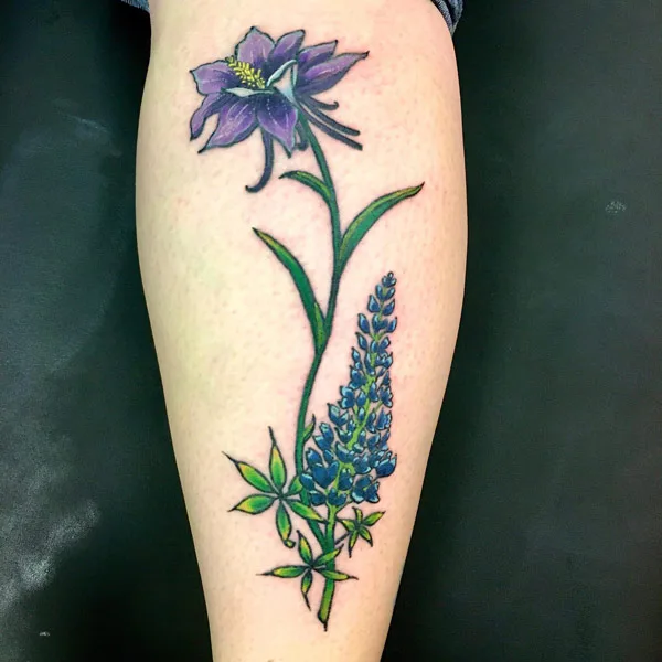Bluebonnet tattoo 18