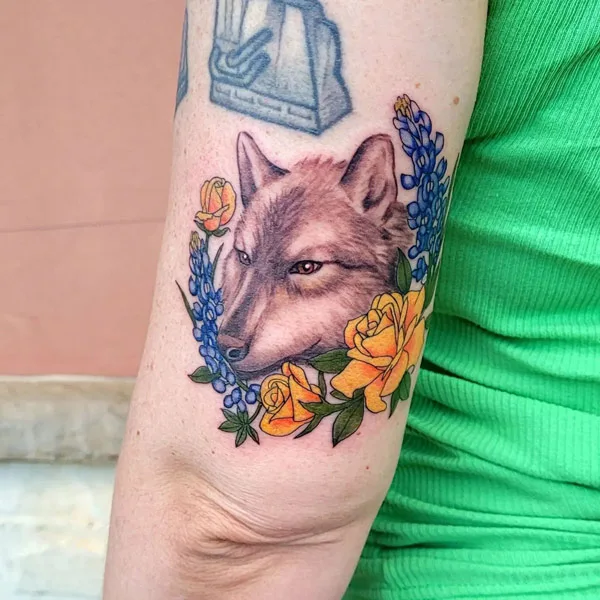 Bluebonnet tattoo 22