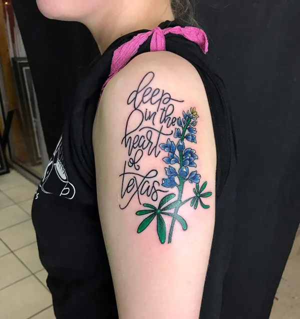 Bluebonnet tattoo 26