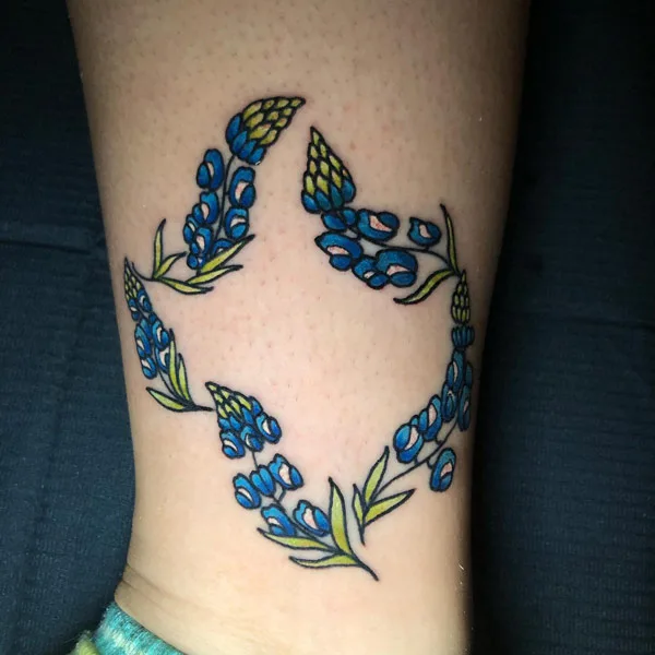 Bluebonnet tattoo 30