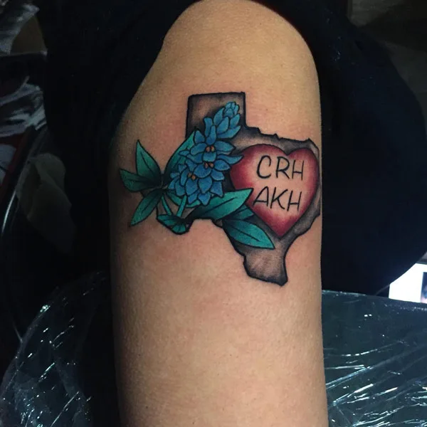 Bluebonnet tattoo 31