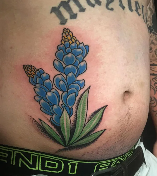 Bluebonnet tattoo 43