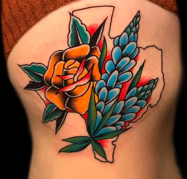 Bluebonnet tattoo 44