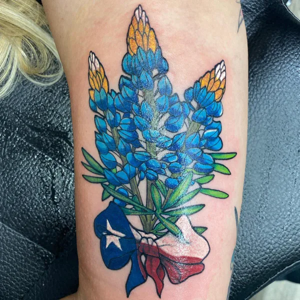 Bluebonnet tattoo 45