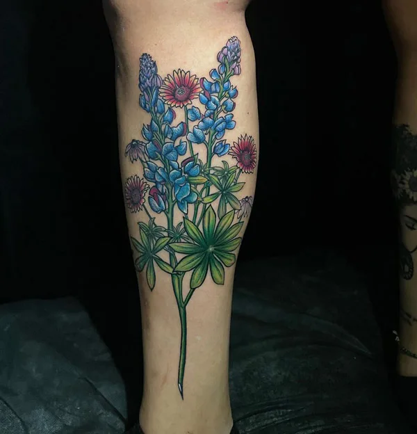 Bluebonnet tattoo 46