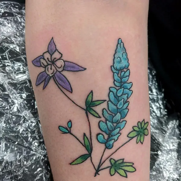 Bluebonnet tattoo 48
