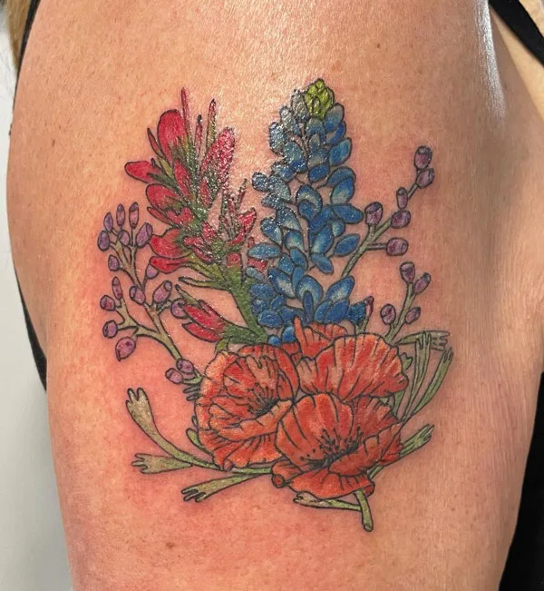 Bluebonnet tattoo 49