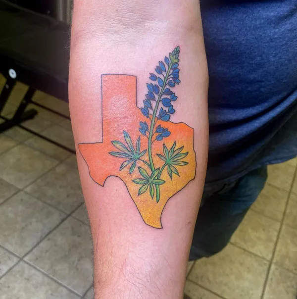 Bluebonnet tattoo 54