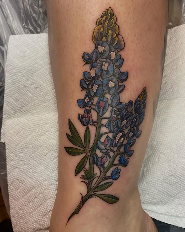 Bluebonnet tattoo 60