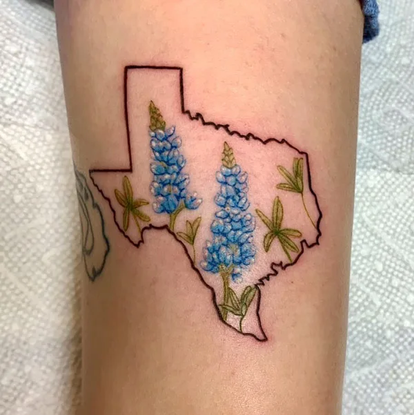 Bluebonnet tattoo 61