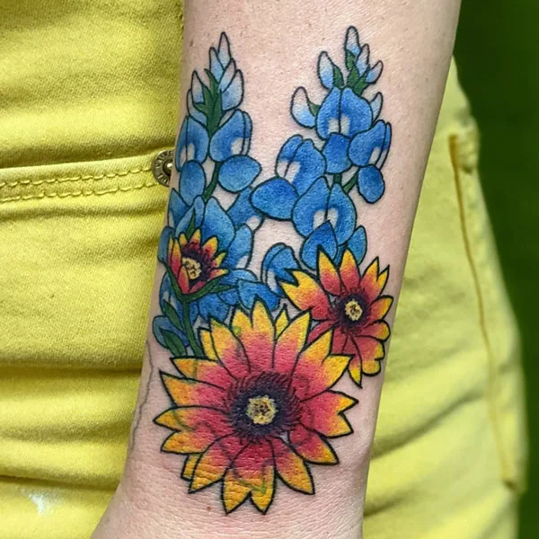 Bluebonnet tattoo 64