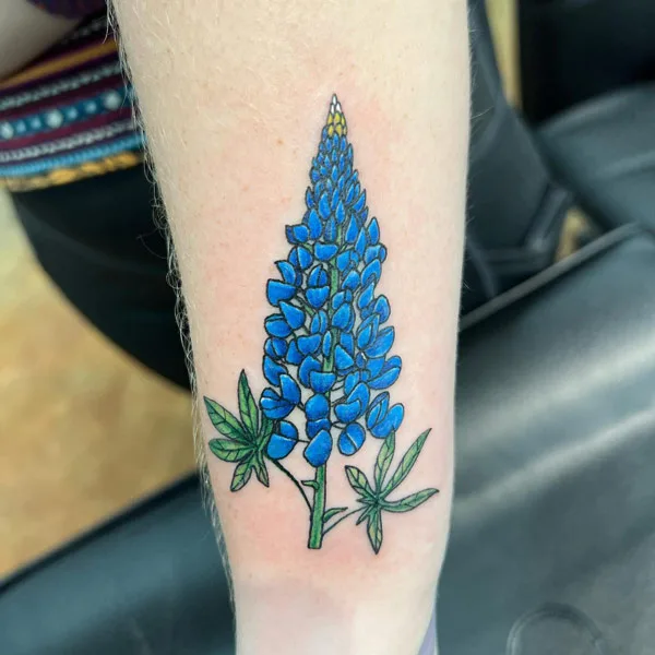 Bluebonnet tattoo 7