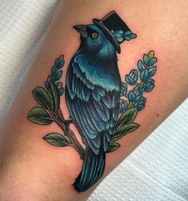 Bluebonnet tattoo 8