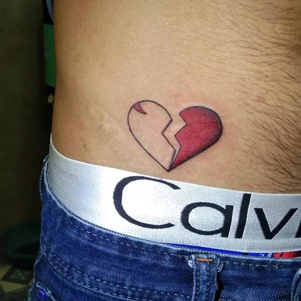 Broken heart tattoo 103
