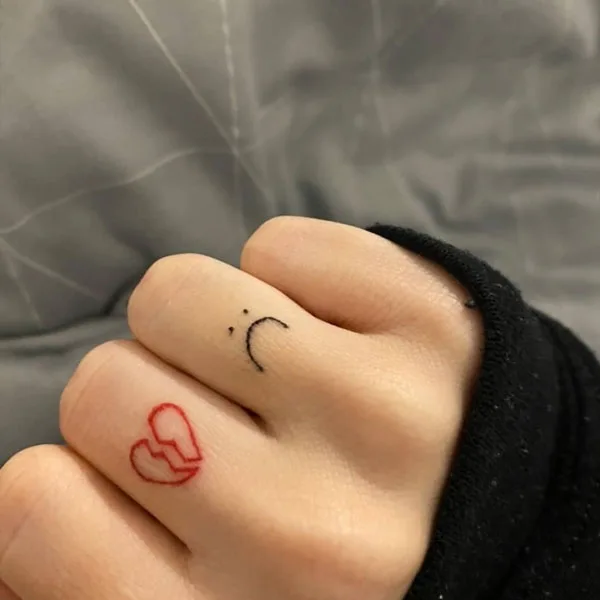 Broken heart tattoo 11