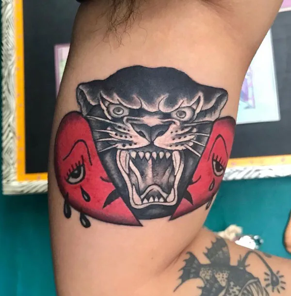 Broken heart tattoo 110