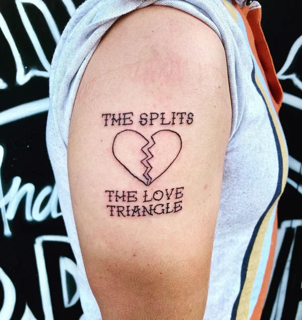 Broken heart tattoo 111