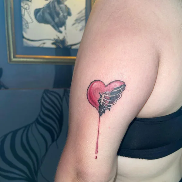Broken heart tattoo 113