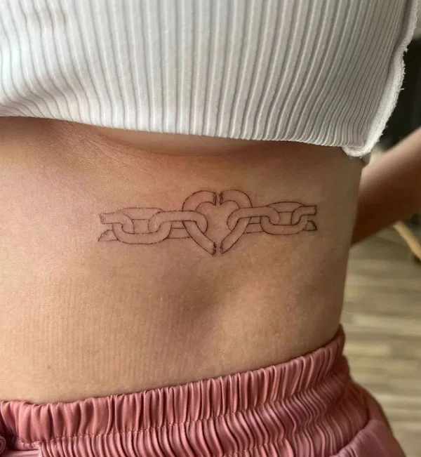Broken heart tattoo 117