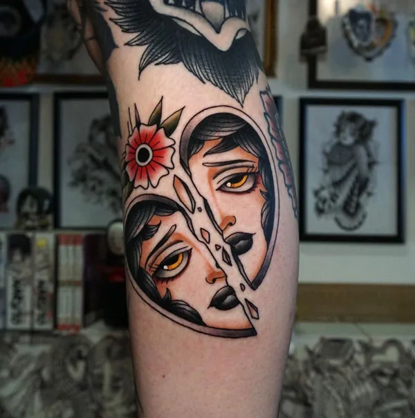 Broken heart tattoo 120