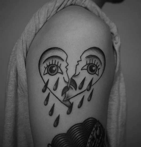Broken heart tattoo 121